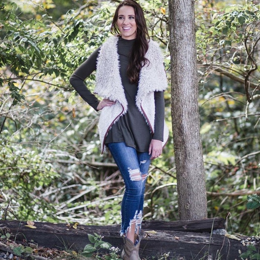 Fur Draped Vest